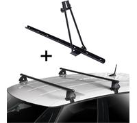 Porte-vélos ORION + barres de toit VDP EVO acier compatibles avec Ford Escort 4 portes 1990-1999