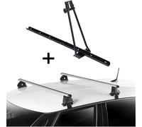 Porte-vélos ORION + barres de toit VDP EVO ALU compatibles avec Renault Captur 5 portes 2013-2019