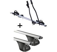 Porte-vélos SAGITTAR + barres de toit VDP compatibles avec Nissan Kubistar 3-5 portes 2003-2009