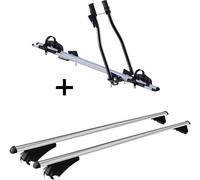 Porte-vélos SAGITTAR + porte-rail Tiger XL compatible avec Kia Sorento (XM) à partir de 14 ans