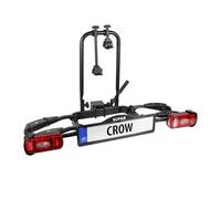 Porte-vélos sur attelage 2 velos Eufab Crow Noir