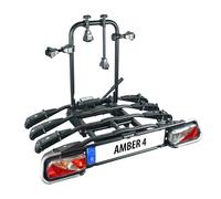 Porte-vélos sur attelage inclinable 4 velos Eufab Amber Noir