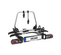 Porte-vélos sur attelage plateforme 2 velos Eufab Sd260 Noir