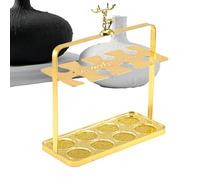 Porte-verre à liqueur | Porte-gobelet à vin à l'envers pour le plan de travail | Support de rangement pour sécher les tasses, support de présentation amovible avec design tête de cerf pour blanc