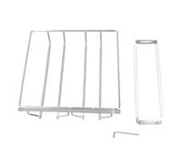 Porte-verre à vin en acier inoxydable | Sous rangement d'armoire pour de hautes verres/champagne/cocktail | Rack suspendu non perforé sauve la cuisine et l'espace de bar
