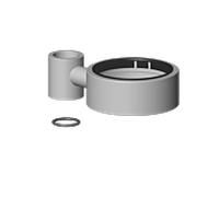 porte-verre Dornbracht avec curseur - 90172062000-00 chromé