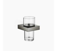 Porte-verre Dornbracht avec verre en cristal, modèle mural, 83400780-19, Couleur: Chrome foncé