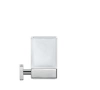 Porte-verre Duravit Karree, verre inclus, mat, chrome, 0099511000