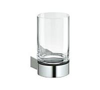 porte-verre Keuco Plan 14950179000 aluminium argent anodisé / chromé , avec cristal