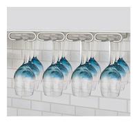 Porte-verres 4 rangées 280mm, en acier verchromé