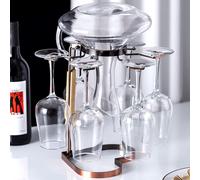 Porte-verres à vin inox détachable - 6 verres Vendos85