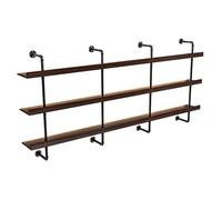 Porte verres suspendu,verre à vin étagère bois,range verre suspendu,Porte Bouteille Mural,pour Unité De Bar pour La Maison Restaurant,Grand Casier À Bouteilles en Fer avec Lumière LED(Three-layer,240C