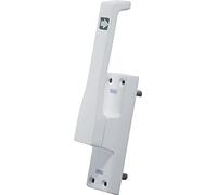 Porte Verrou flotté aufliegend Flèche, rectangulaire, droite, Hub, 23 mm, argent anodisé - 1 pièce