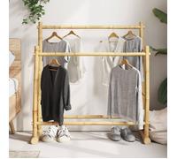 vidaXL Porte-vêtements Bambou 100×30×100 cm sur pied