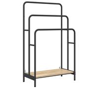 Porte-vêtements avec étagère - vidaXL - Chêne Sonoma - 60x30x100,5 cm - Bois d'ingénierie - 1 étagère - Usage intérieur