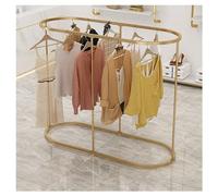 Porte-vêtements créatif dans les boutiques de vêtements, tringle de suspension en métal, portant à vêtements autoportant pour chambre à coucher, couloir, magasin de vêtements et boutique (Colo