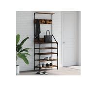 Porte-vêtements et Rangement des Chaussures Portant à Vêtements Chambre vidaXL