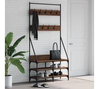 Porte-vêtements et Rangement des Chaussures Penderie Chambre Chêne Marron vidaXL