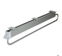 Porte-vêtements extractible - EMUCA - Self - 800mm - Acier et Plastique - Gris métallisé