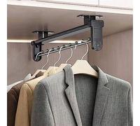 Porte-vêtements Extractible,Porte-Cintres Coulissant,Tringle de valet de placard coulissante,Tirez la tige de placard extensible Espace d'économie multifonctionnel (Size : 50cm/19.6in)