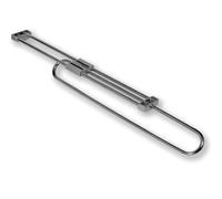 Emuca 6210625 - Self Porte-vêtements extractible pour armoire, Longueur 450 mm