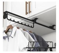 Porte - Vêtements Extractible - Tringle À Vêtements Extensible, Portant À Vêtements Robuste Avec Roulettes, Organisateur De Rangement, Capacité De Charge De 2000 Lb, Portant À Vêtements Roulant Pour V