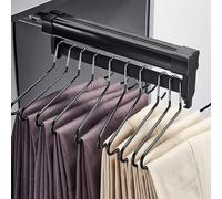 Porte - Vêtements Extractible - Tringle À Vêtements Extensible, Porte-vêtements, Cintres À Pantalons Coulissants, Tringle De Placard Réglable De 26 À 61 Cm, Tringle À Vêtements Extensible(510MM)