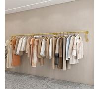 Porte-vêtements flottant pour tuyaux industriels, porte-vêtements mural, tringle à vêtements créative en or robuste, porte-vêtements suspendu pour porche d'entrée, magasin de détail, porte-vêtements p