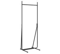 Vidaxl Portant À Vêtements Noir Métal Moyen Portable Moderne Léger