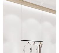 Porte-vêtements mural en métal monté au plafond pour magasins de détail, cintre de vêtements commerciaux, vêtements lourds, porte-manteau élégant pour vitrine de boutique