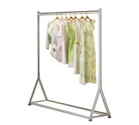 Porte-vêtements Portable en métal, Portant à vêtements autoportant de qualité Professionnelle, Portant à vêtements Moderne et Robuste pour vestiaire, Salon ou entrée.(100x40x150cm)