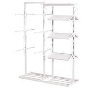 Porte-vêtements réglable pour vente au détail - Présentoir à chaussettes, sous-vêtements, soutien-gorge, vitrine, sac à main, tringles à suspendre pour boutique