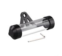 Porte-vignette en aluminium pour moto conçu pour une vue complète et une fonction détachable rapide