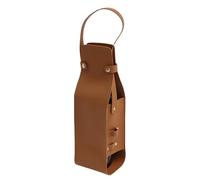 Porte-vin 1 bouteille,Sac à vin en cuir, Étui de transport en cuir PU pour bouteille unique, Porte-vin avec poignée, porte-bouteille d'alcool, pochette à main, sac à vin de voyage pour bouteille de
