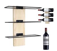Porte-vin en bois, étagère à vin en bois | Support de stockage de vin rouge, porte-bouteille de vin, présentoir, organisateur - Organisateur de vin en bois, supports stables, décorations pour la maiso