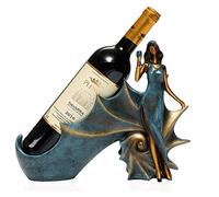 Porte-vin en résine respectueuse de l'environnement - Décoration solide et stable - Pour la maison - Cadeau idéal