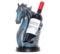 Porte-vin en résine respectueux de l'environnement - Décoration multifonction pour la maison - Rangement de cadeaux sûr et stable
