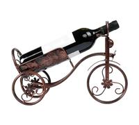 Porte-vin simple, étagère à vin de table - Porte-vin de table pour une bouteille - Support horizontal pour vin - Étagère en fer vintage pour salon, bar à la maison