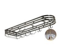 Porte-vin Suspendu, Supports flottants en métal, Plafond en Fer, Porte-Verres à vin, étagères de Rangement, Tasses à vin, Support Suspendu, présentoir en Fer, Porte-vin pour la Maison, Bar,