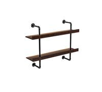 Porte-vins Mural en Fer, étagère Murale Industrielle, Porte-gobelets Suspendus en métal de Grande capacité, étagère Flottante, étagères de Bar, Bar à Alcool pour la Maison, Grand présentant