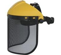 Porte-Visiere Avec Visière Grillagée (Noir/Jaune) Jaune G