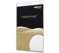 Porte-visuel mural format A4 vertical - Dimensions L32,3 x H21,3 x P1,8 cm transparent G