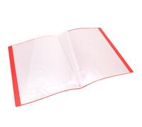 Porte vues A4 60 vues - WAYTEX - 931412 - Couverture polypro souple - Rouge
