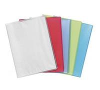 Exacompta - Réf. 85969E - 1 Protège-documents Chromaline - 90 pochettes cristal lisse - 180 vues - pour A4 - dim 24 x 32 cm - couverture en polypro translucide semi-rigide - 5 couleurs aléatoires