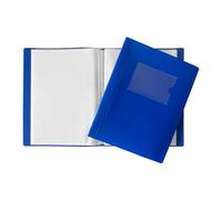 Porte-vues A5 avec couverture souple 100 pochettes Bleu
