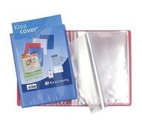 Exacompta Protège-documents Krea Cover - Soudé polypro 20 pochettes A4 Blanc