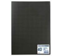 Porte-vues Memphis A3 - ELBA - 80 vues - Noir opaque