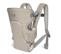 Portebеbе KikkaBoo MYRA, ergonomique, sangles larges et réglables, mains libres, 3 positions de portage, jusqu'à 9 kg, maille légère et respirante, beige