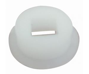 Portée nylon blanc BRIONNE carré 6 mm - 50.1314.01