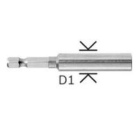 Bosch Accessories 2607000157 Porte-embouts universel Queue 0,6 cm 75 mm/11 mm Gris
